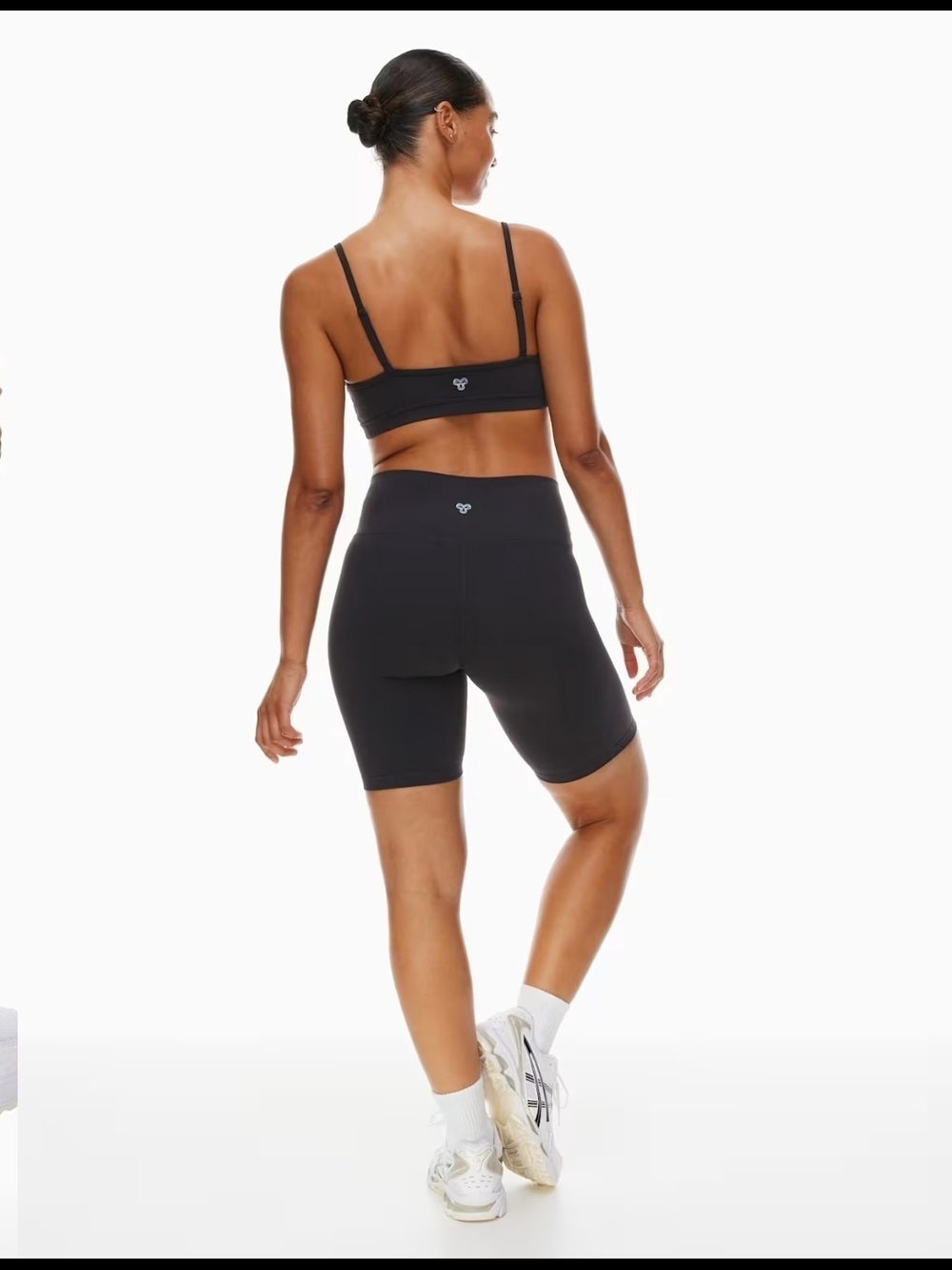 TNA Aritzia High-Rise Black Women’s Bike Shorts 9"